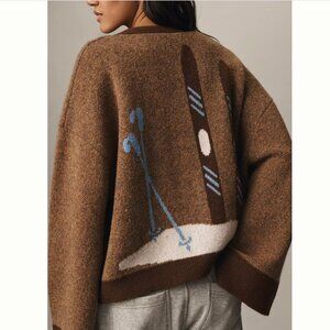 NWT Bel Kazan Skier Icon Cardigan